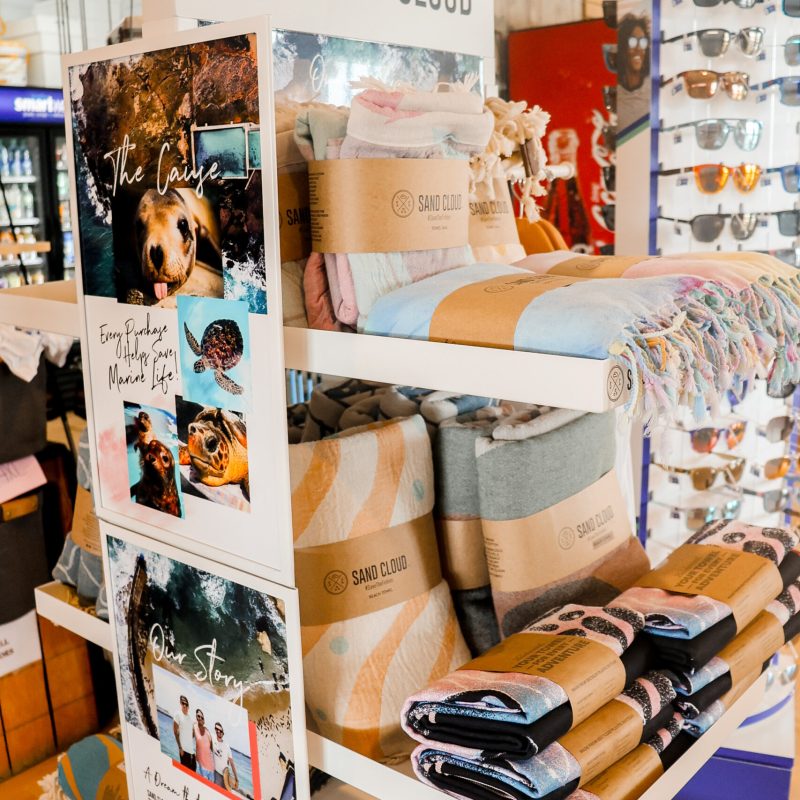 a bunch of items that are on display